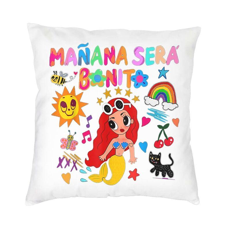 Modern Karol G Bichota Season Cushion Cover Polyester Reggae Ainger Pillow Case for Living Room Pillowcase