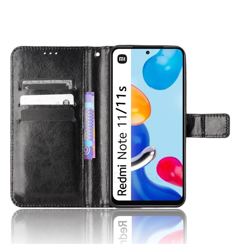 Flip Case For Xiaomi Redmi Note 11 Global 11S 10S 10 Pro Redmi 10C 10A 10 9C 9A 9 Leather Wallet Cover Carcasa Capa Funda Coque