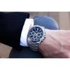 Мужские часы Seiko Selection SBTR033 Синий циферблат Кварцевые Секундомер Календарь Дата Нержавеющая сталь