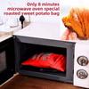 Красный многоразовый мешок для запекания картофеля в микроволновой печи, экспресс-мешок для 4-минутного приготовления вкусного идеального печеного картофеля, кухонный аксессуар