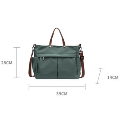 Large Capacity Nylon Tote Bag for Women Shoulder Crossbody Purse Lightweight Water-Resistant Commuter Handbag