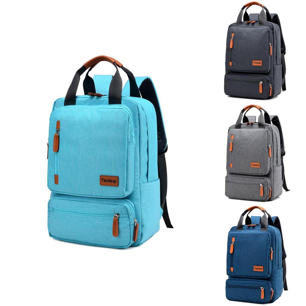 Unisex Canvas Backpack With Soft Wear Resistant Material And High Storage Capacity