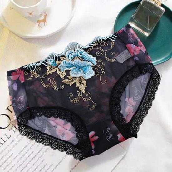 Модные дышащие защитные эластичные кружевные сексуальные женские трусы, трусы, повседневная одежда для женщин