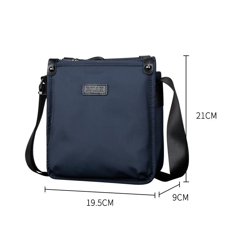 Baojiaxi Мужская водонепроницаемая сумка через плечо из ткани Оксфорд - повседневный рюкзак и сумка-мессенджер 