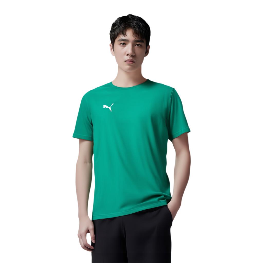 Puma Футболки Мужские Зеленые С Круглым Вырезом Умеренные 706132-05