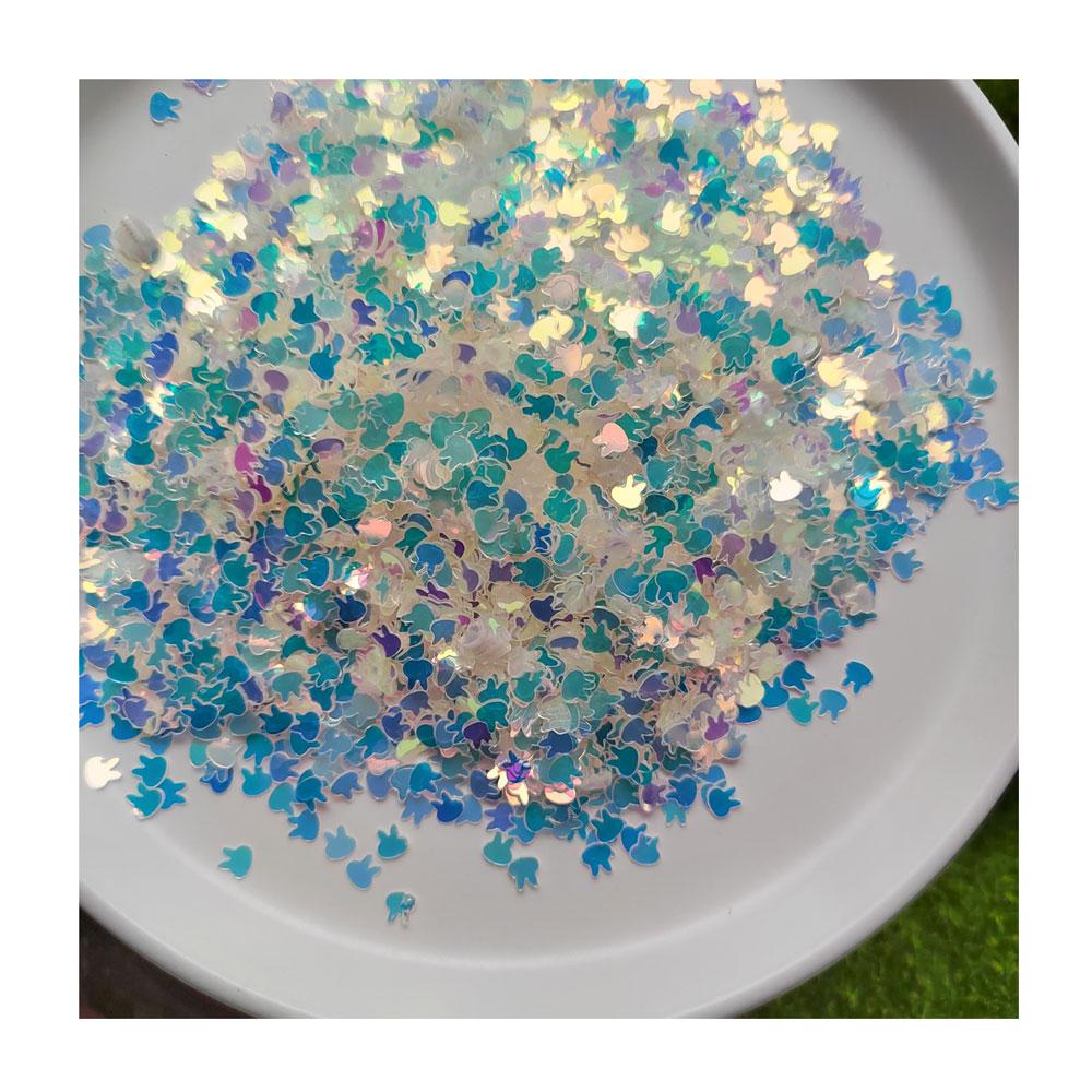 Easter Rabbit Sequins 3D Nail Art Jewelry Holographic Paillettes Festival Party Confetti Slime Sprinkles