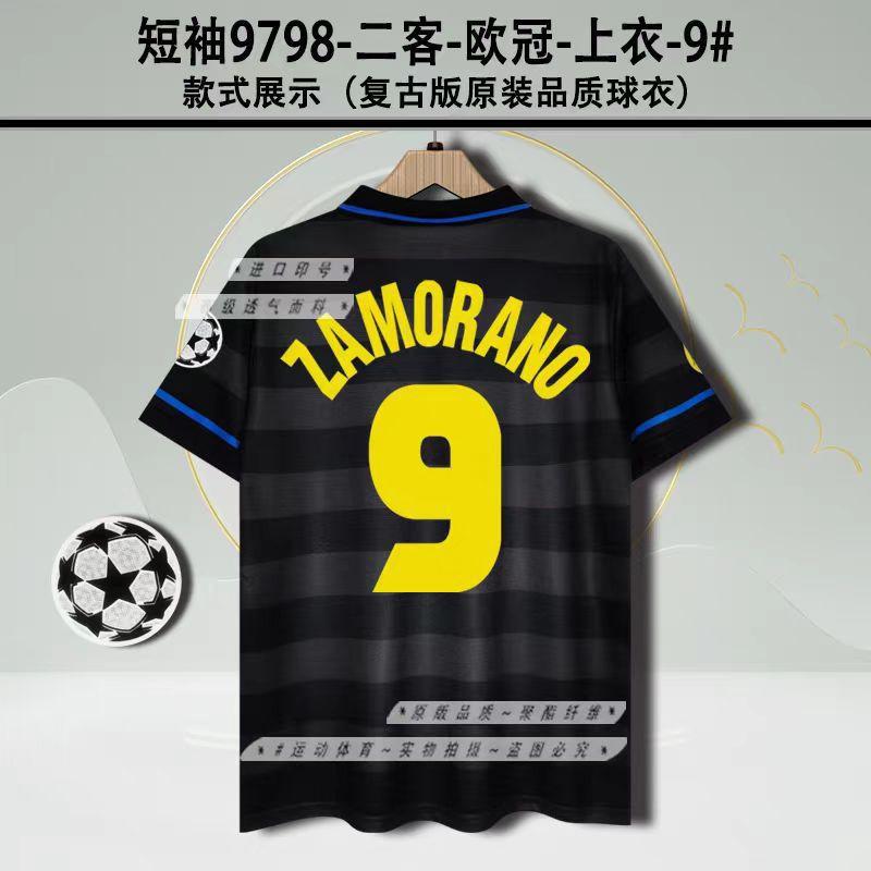 Inter Milan Retro Fan Jersey Classic Football Shirt Vintage Squad Edition Mens Soccer Uniform