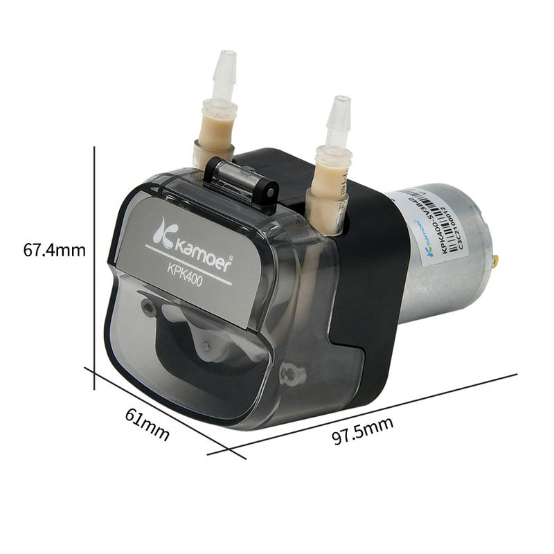 Kamoer 400ml/min KPK400 High Flow Peristaltic Pump 12V 24V DC Motor Self-priming Pump BPT Tubing Dosing Pump for Lab Analyzers