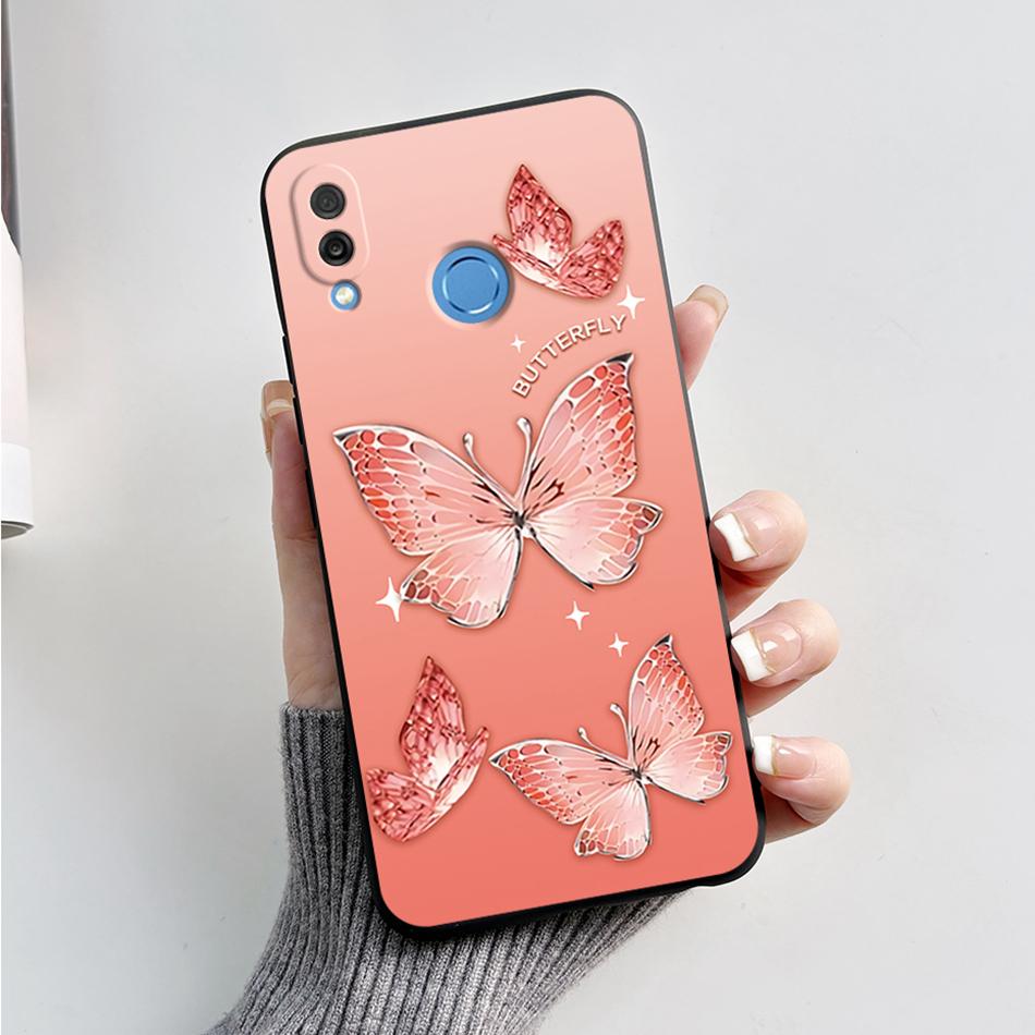 For Honor Play Case COR-L29 Phone Cover Cute Bear Cartoon Frog Soft Silicone Matte Fundas Coque For Honor Play Shockproof Bumper