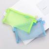 Simple and Transparent Mesh Pencil Bag Storage Bag, Student-specific Portable Pencil Bag Large-capacity Stationery Bag