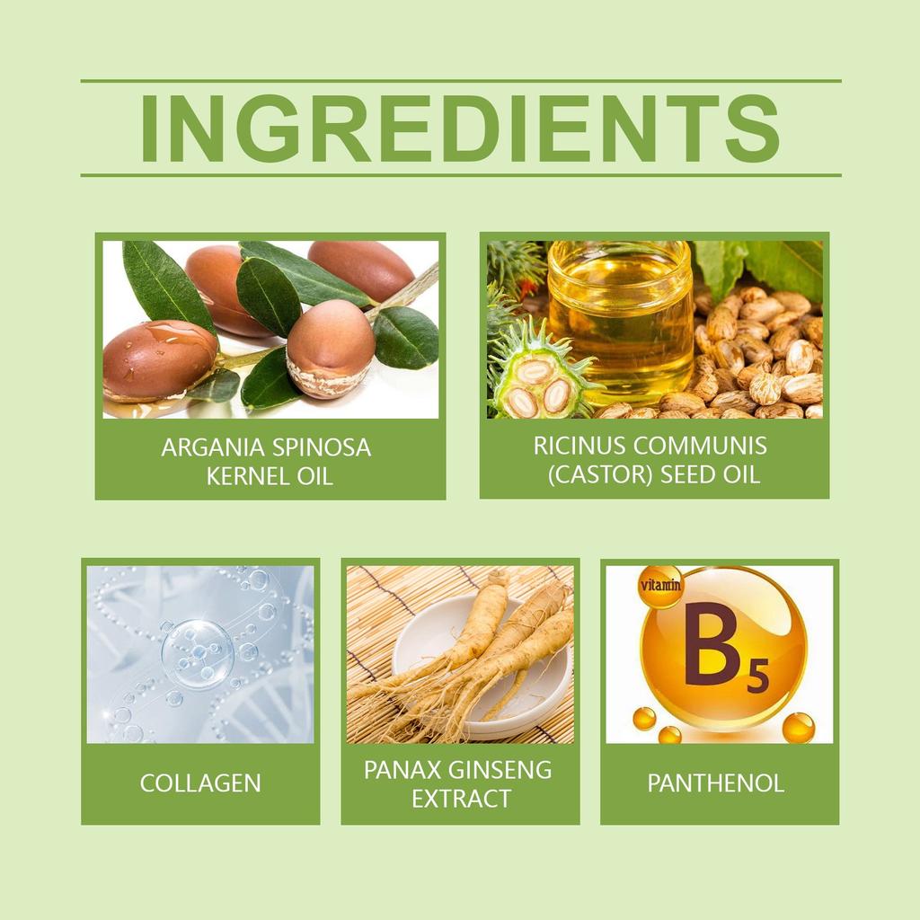 Питательная коллагеновая маска для волос Увлажняющая и блестящая маска для волос Касторовое масло уменьшает секущиеся кончики и питает кожу головы