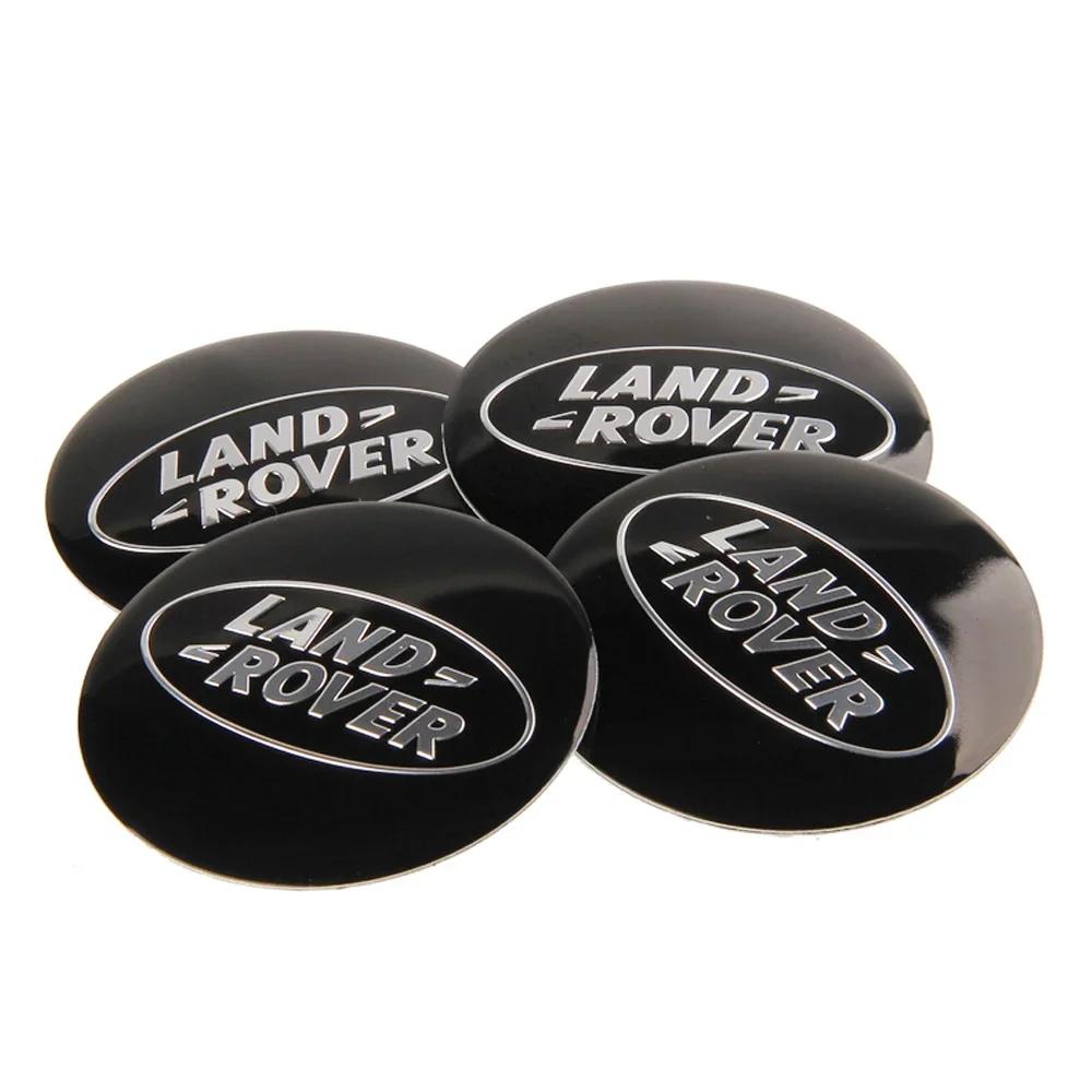 65mm Wheel Center Hub Caps Stickers Badge Emblem For Land Rover Sport Range Rover 2 3 4 Freelander 1 Defender Evoque Accessories FG4