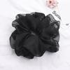 Summer Organza Silk Scrunchies Elastic Hair Bands for Women Fashion Hair Rope Ponytail Holder Ties Girl Hair Accessories