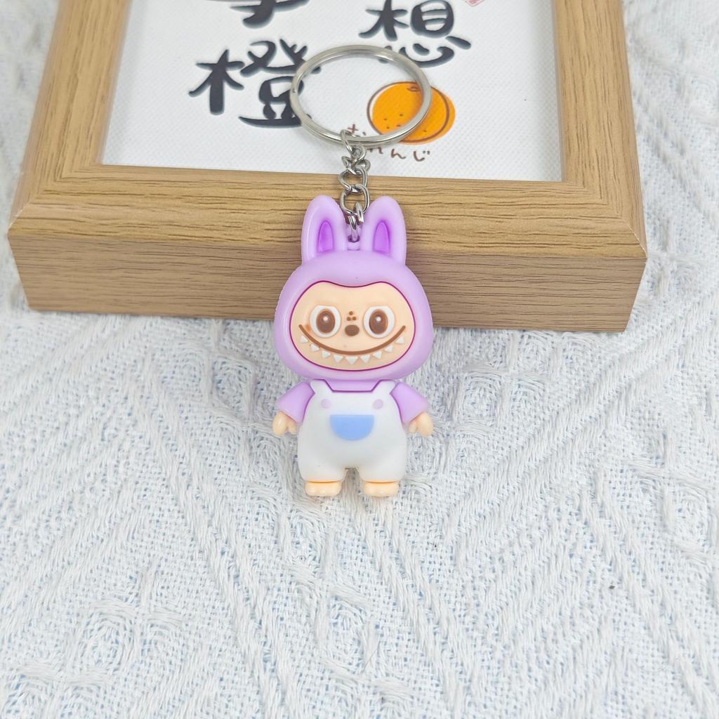Creative Cartoon Labfabric Keychain Cute Doll Car Pendant Keychain Gift Bag Pendant