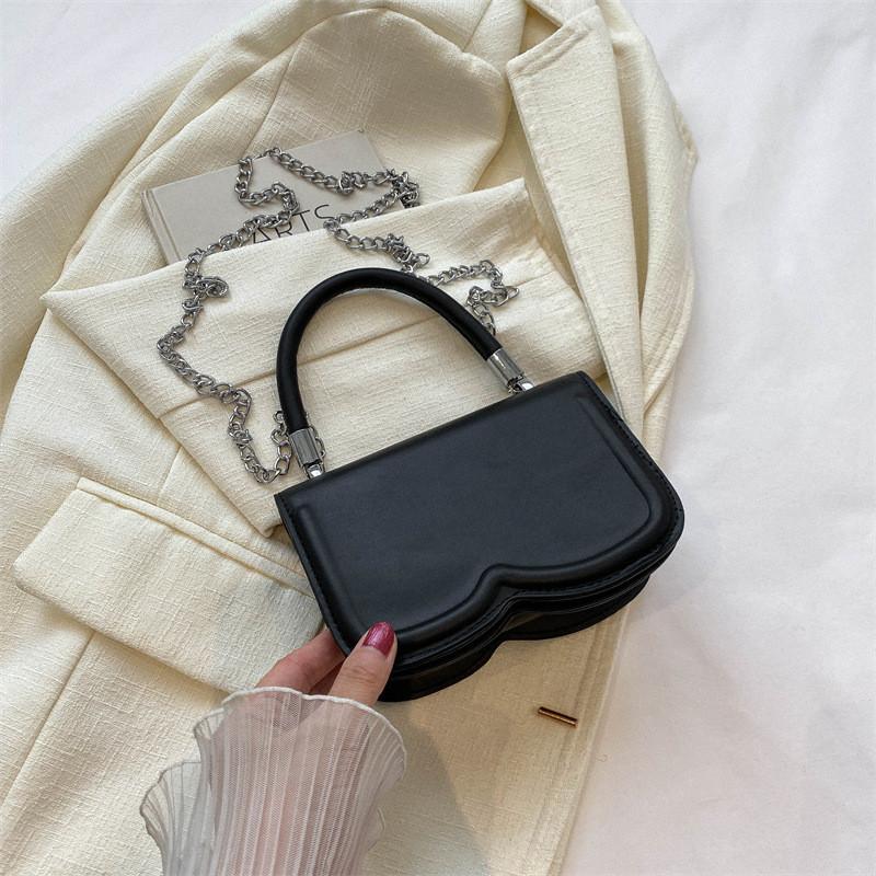 Stylish Small Square Pu Handbag For Women Trendy Crossbody Bag With Synthetic Leather Lining