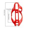 Safety retention system for bicycle water bottle rack, flask cage for bicycle water bottle rack mountain bike