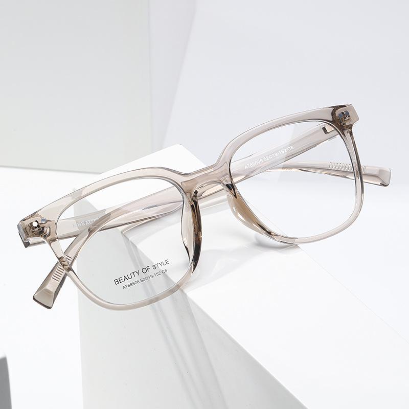 New fashionable square glasses women can match myopia glasses women's optical frame retro, simple and literary