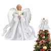 Christmas Tree Topper Angel Tree Topper Light With String Light Ornament For Garden Fireplace Thanksgiving Wedding Kitchen