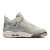 Детские кроссовки Air Jordan 4 Retro SE Craft GS Photon Dust серые бледно-ванильные с белым DV2262-021