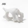 Ball Python Enclosure Ornament Realistic Skull Reptile Hideout, Animal Gecko Hide Cave, Terrarium Decor, Scorpion Decoration Hollow Bone Shape Plastic