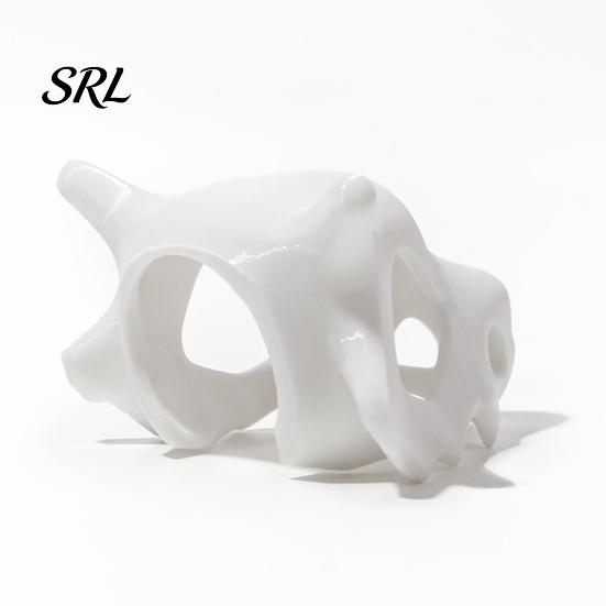 Ball Python Enclosure Ornament Realistic Skull Reptile Hideout, Animal Gecko Hide Cave, Terrarium Decor, Scorpion Decoration Hollow Bone Shape Plastic
