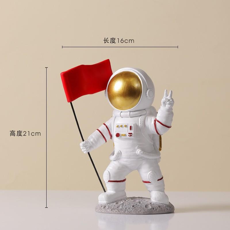Креативный красный флаг астронавт украшение гостиной винный шкаф простое украшение для дома украшение рабочего стола офиса