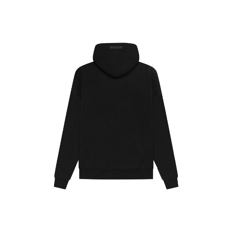 Fear of God Essentials SS21 Knit Pullover With Logo Unisex Tops Black FOG-SS21-625