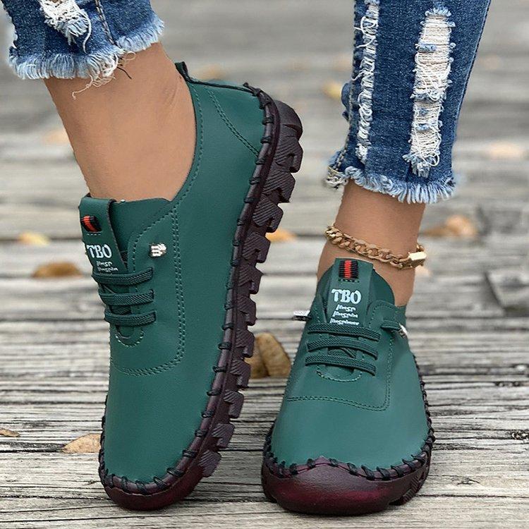 Кроссовки женские туфли лоферы на шнуровке кожаные туфли на плоской подошве новинка весна 2024 повседневная удобная обувь для мам Mujer Zapatos Chaussure Femme