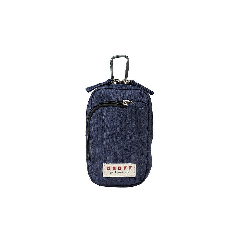 Кейс для дальномера ONOFF Golf Heather Multi Case OA2225-04 Темно-синий Полиэстер Сумка-аксессуар для гольфа с петлей для ремня и карабином