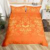Black White And Brocade Luxury Pattern Duvet Cover Digital Printing Bedding Threepiece Set