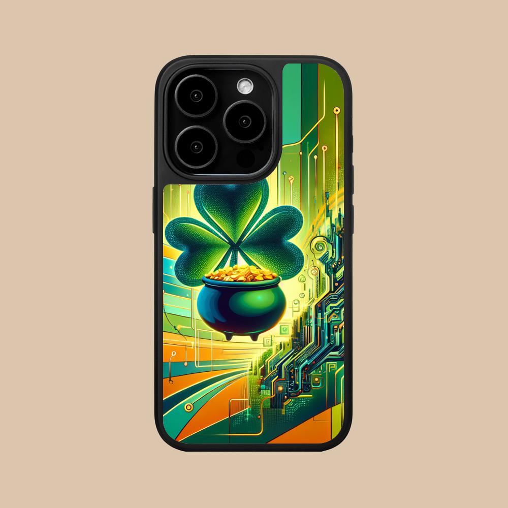 Чехол для мобильного телефона на День Святого Патрика для iPhone 17 16 15 14 13 12 11 Air Pro Max Plus Матовая поверхность Цветной чехол Чехол Роскошный