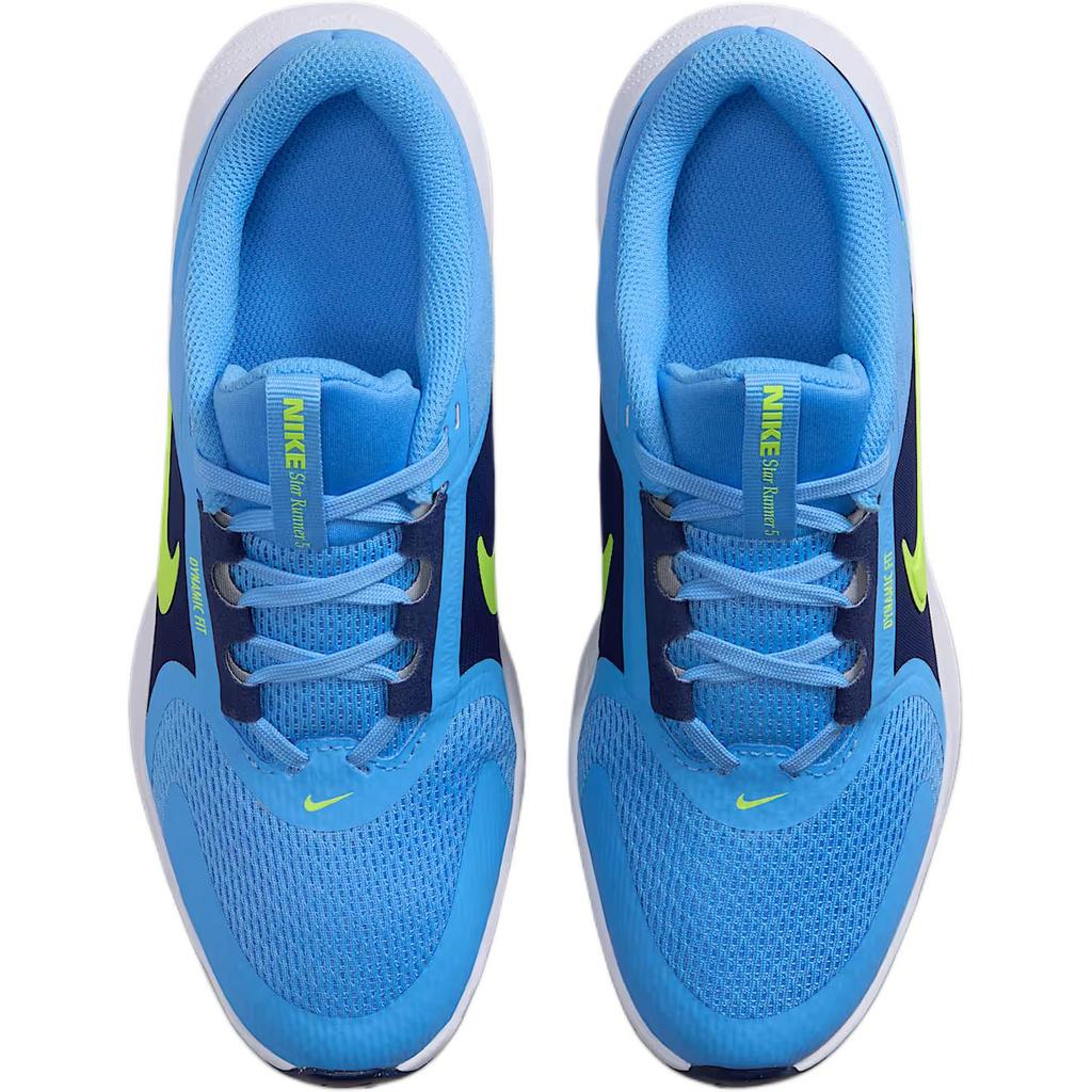 Nike Star Runner 5 Износостойкие Низкие Детские Кроссовки для Бега Университетский Синий Подростковые Кроссовки HF7004-400