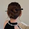 For Girl Cheongsam Disk Hair Hairpin Chinese Style Hair Fork Hair Accessories Wooden Hair Stick