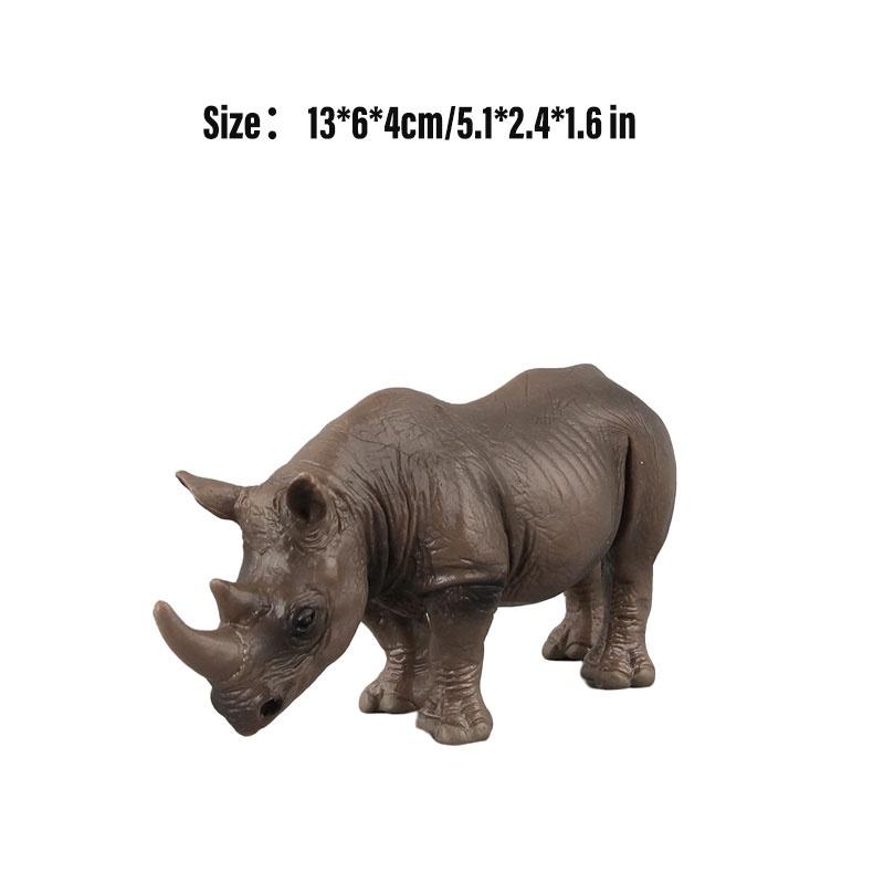 Kid's Gift Animal Model Simulation Farm Animal Figures Educational Toy Plastic Material Cow Category 14x8cm Size