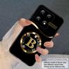 Золотая счастливая буква для Xiaomi Poco X7 M7 Pro 5G M5 X4Pro 4 M6 4G C65 C75 F6 F5 X6 5 7 X5 F7 Ultra M5S M4Pro 5G мягкий чехол для телефона
