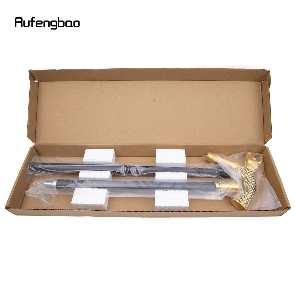 Золотая голова носорога модная трость декоративная трость косплей винтажная вечеринка модная трость посох 91 см