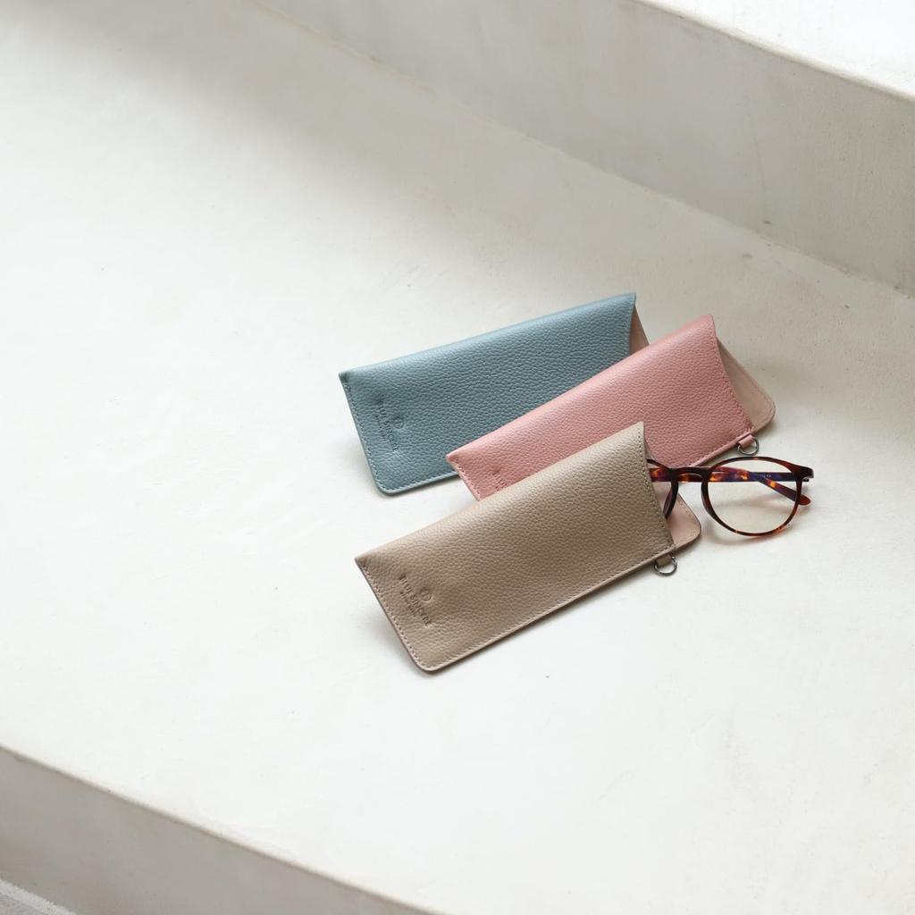 Очки из натуральной кожи для мужчин и чтения, подарочная коробка в комплекте, Monte GC1 [BLUE SINCERE] Чехол, Тонкий, Мягкий, Легкий, Компактный, Женский,