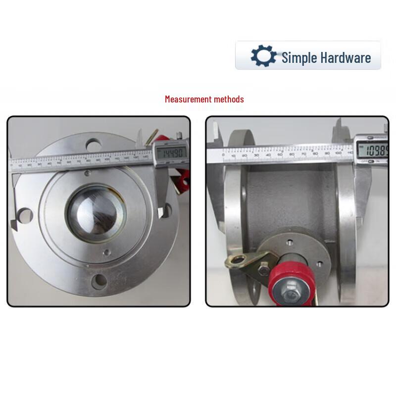 DN80 Aluminum Alloy Fuel Tanker Oil Discharge Ball Valve CN plug (adapter included)