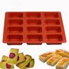12 Cavity Silicone Protein Bars Mold Rectangle Granola Bar Baking Tool Mould Silicone Mold French Cake Mold Dessert Tool