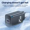 PD 25W USB C зарядное устройство быстрой зарядки Type C зарядное устройство для iPhone 16 15 Pro Phone QC 3.0 Type C быстрая зарядка для Xiaomi Huawei Samsung