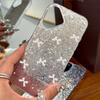Чехол для iPhone 17 Pro XR 18 Pro Max 14 15 XS Max 16 Plus 12 13 11 Air Light Банты и Точки Блеск Трескающаяся Фольга Акрил ТПУ Чехол для Телефона