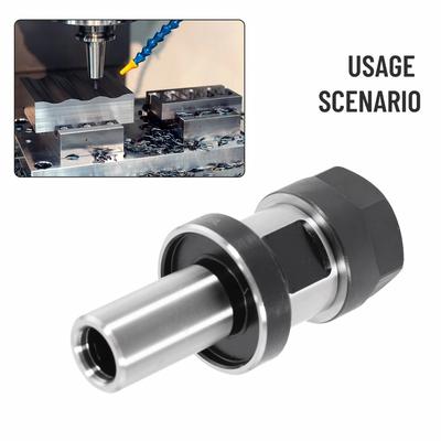 Цанговый патрон ER20 с прямым хвостовиком, держатель инструмента, надежный и долговечный