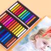 Набор цветных мелков для поделок своими руками 12/24/36/48 штук, подходит для начинающих для рисования различных картин, розовый арт-рисунок