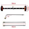 Undercarriage Pressure Washer Attachment 24" Water Broom and Under Carriage Car Cleaner Electric Power Wash Accessories