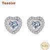 Tancise 925 Sterling Silver Zircon Earrings Drop Earrings For Women Wedding Party Gifts