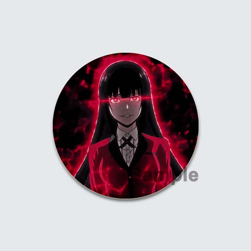 32/44/58 мм аниме Kakegurui Брошь ручной работы булавка мультяшная фигурка Юмэко Джабами значок мультяшный косплей значок для рюкзака Декор ювелирные изделия подарки