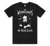 Addams On Wednesdays We Wear Black T-shirt Top TV Show Gift Unisex Wednesday