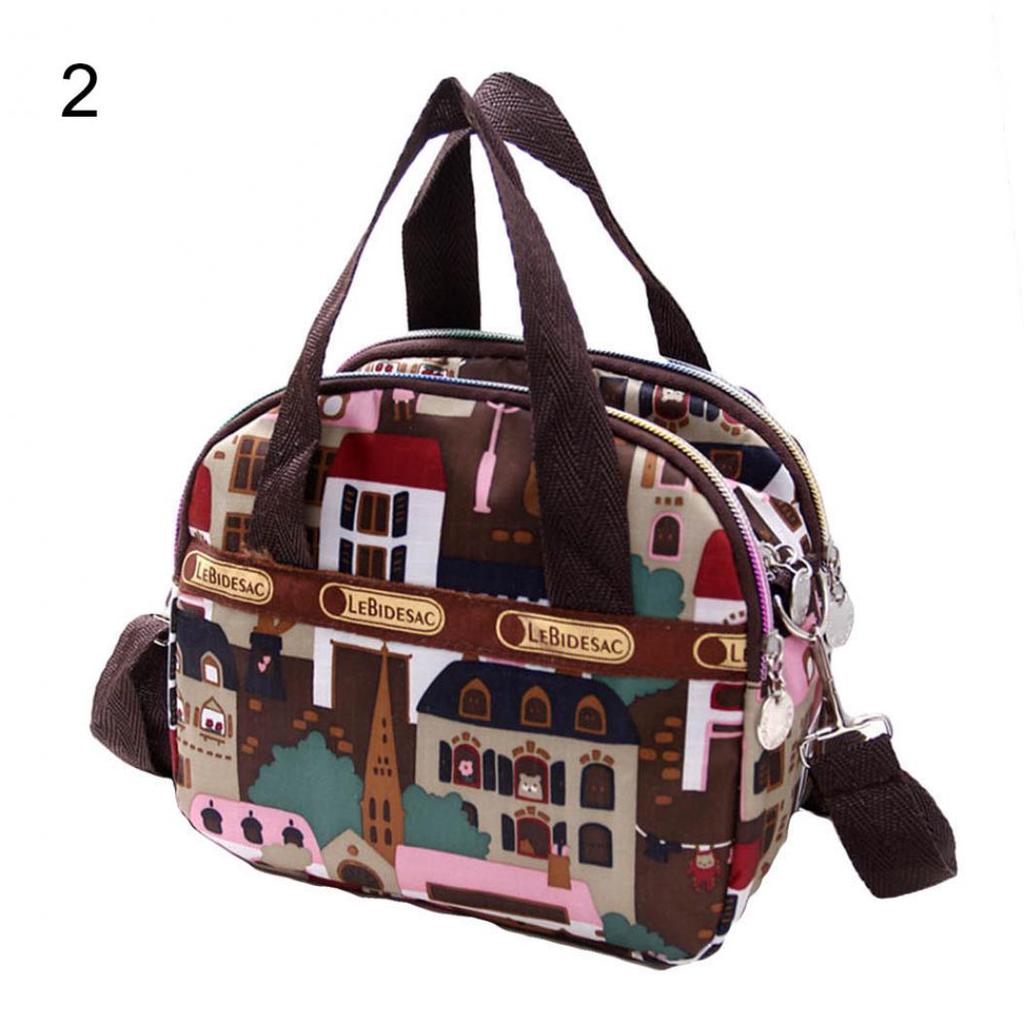 Женская нейлоновая сумочка с различными принтами