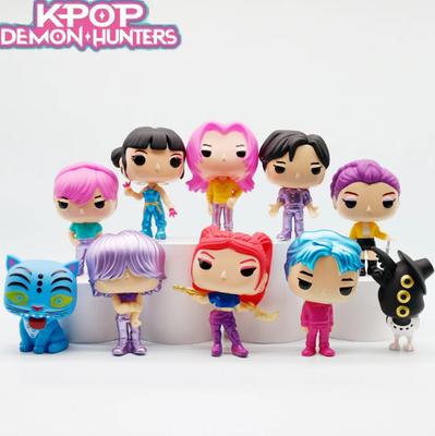 Фигурки охотников на демонов K-pop Кейпоп охотницы Demon Hunters детские игрушки 8-10,5 см