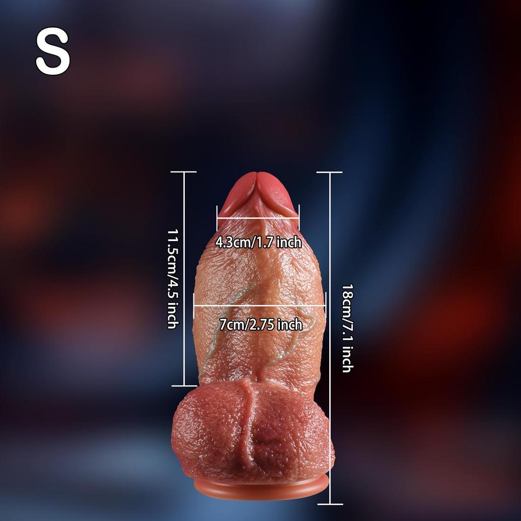 Очень толстый, сверхбольшой реалистичный дилдо — экстремальный обхват, мощная присоска, реалистичная текстура, высококачественная силиконовая игрушка для взрослых